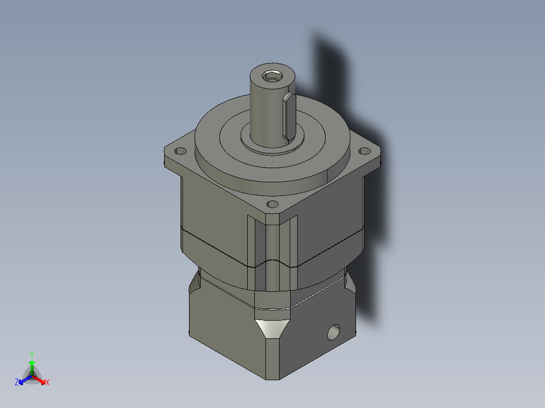 斜齿PGH115T-L2 19-70-90-M5.STEP正等轴测图