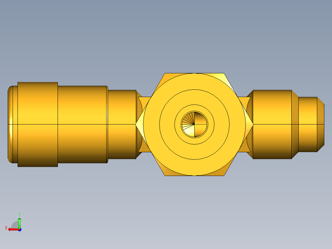 检修阀系列图纸后视图