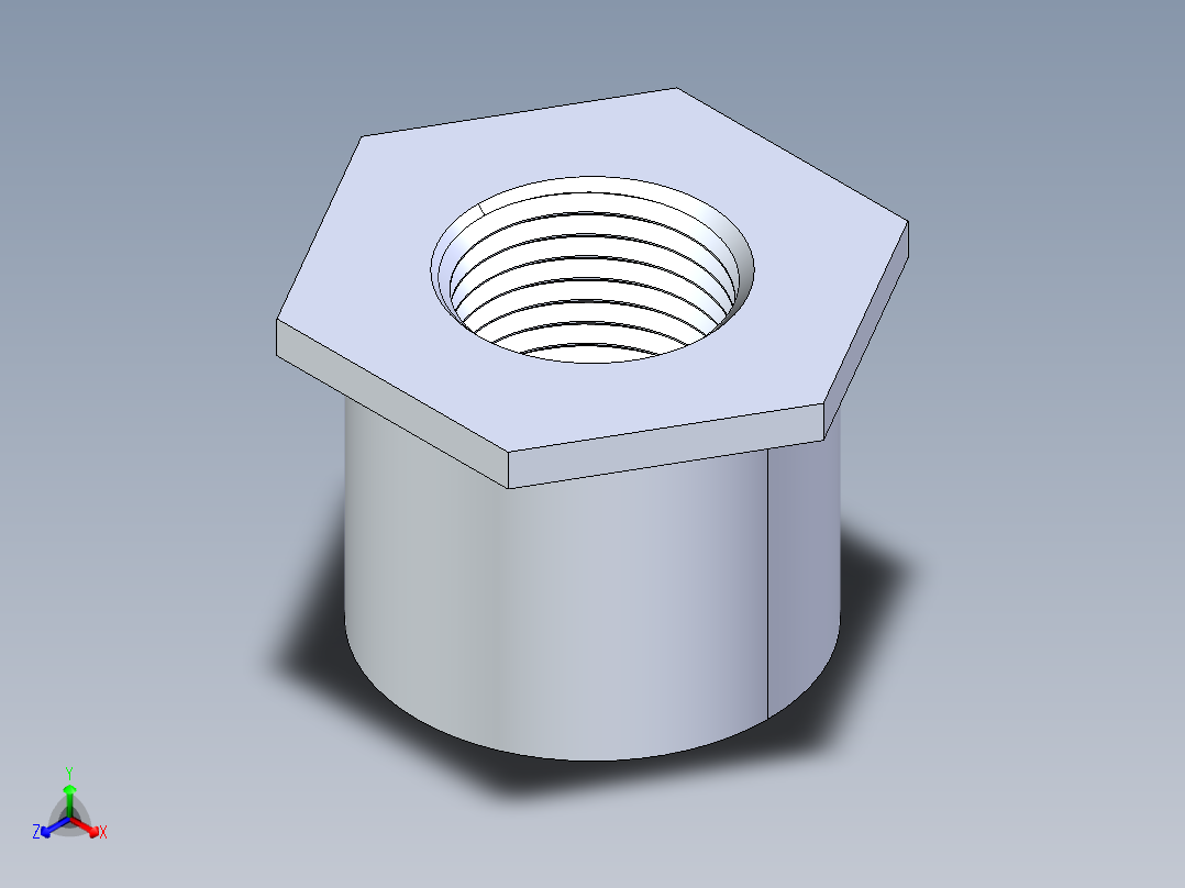 CPVC管件17-Sch80_ReducerBushing_FPTxSPIG_9838-130_1in x 0.5in