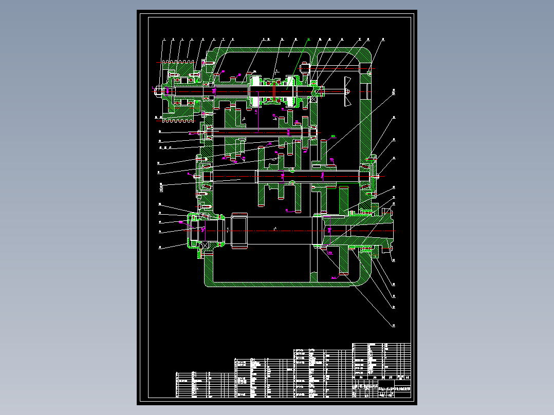 Z001-CA6140型车床主传动系统设计【D=400mm 最低转速23.6-1180 z=18级 公比1.26】