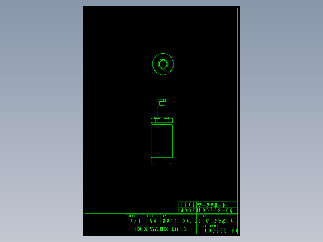 KOSMEKLD0262-EQ多系列多零件图纸模型多系列多零件图纸模型