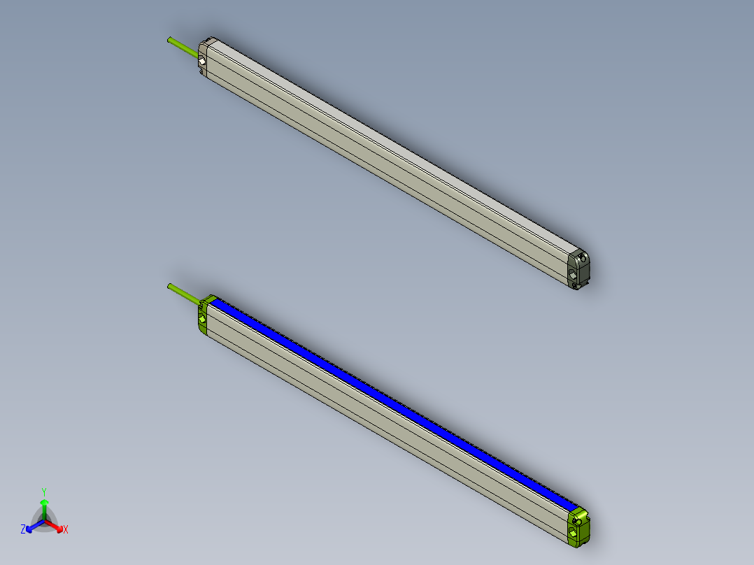 安全_区域传感器H2TLS3610_3D正等轴测图