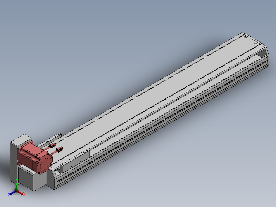 精密模组MT170-L125-900-LU-M75-C4正等轴测图