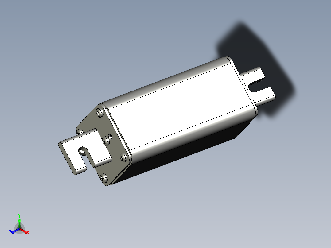 熔断器RSZ307-2-RAZ-450A1500V正等轴测图