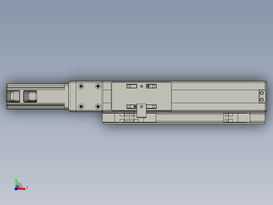 VF丝杆传动-一般环境VT4-L12-C-S120-BC-P10-C4前视图