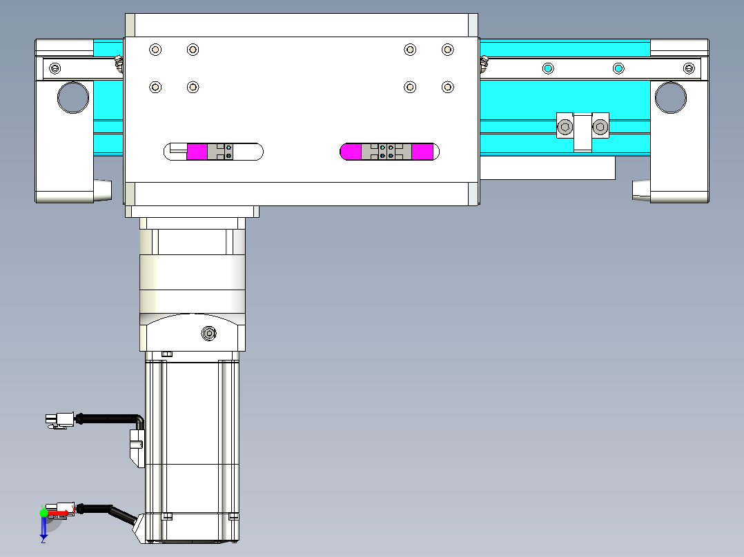 威洛博VG 系列模组VG10Z-L50π-S120-BC-ZP75B-C3-K俯视图