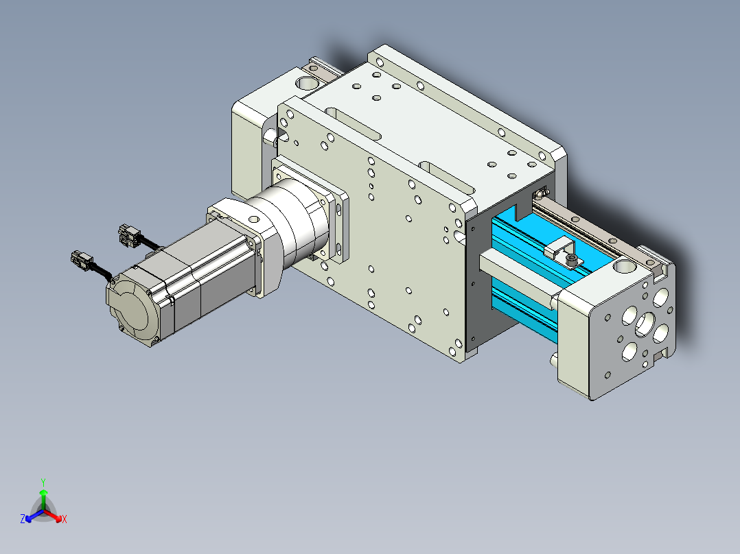 威洛博VG 系列模组VG10Z-L50π-S120-BC-ZP75B-C3-K正等轴测图