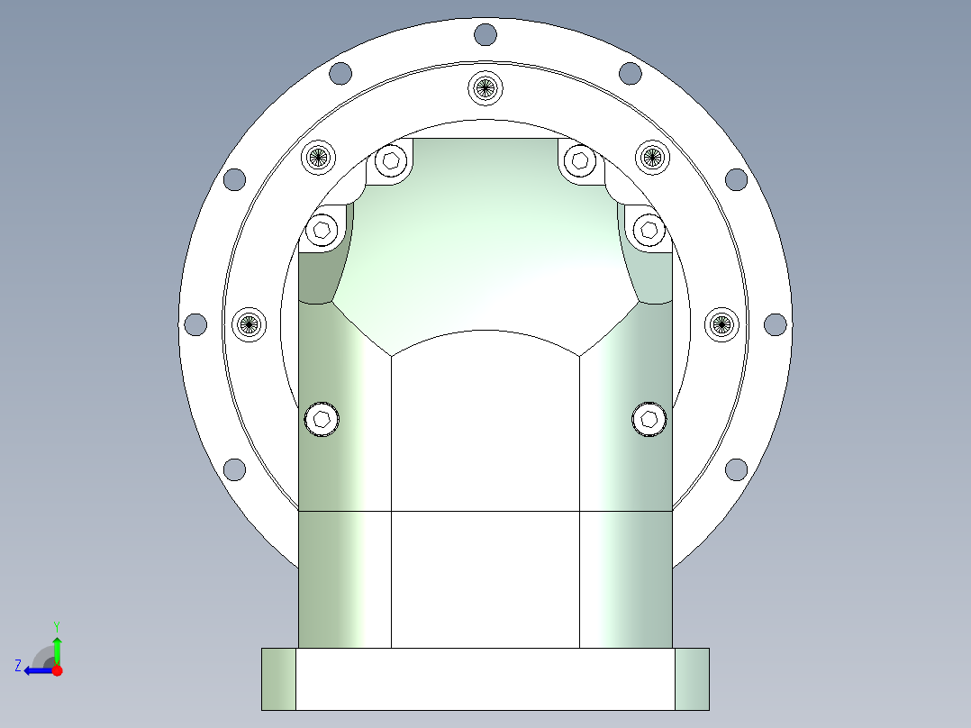 直齿ZPLH200-L3 35-114.3-200-M12.stp右视图
