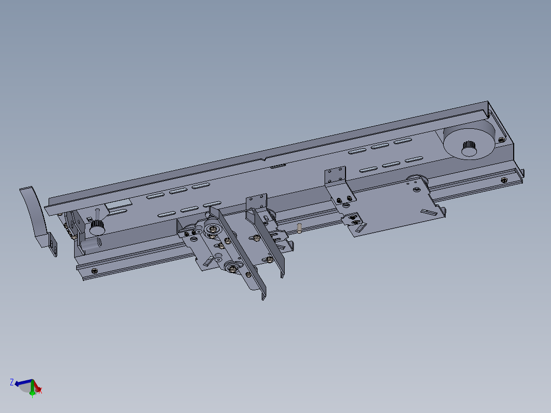 陈天宇-完成三维建模（完成模型电梯层门的建模）