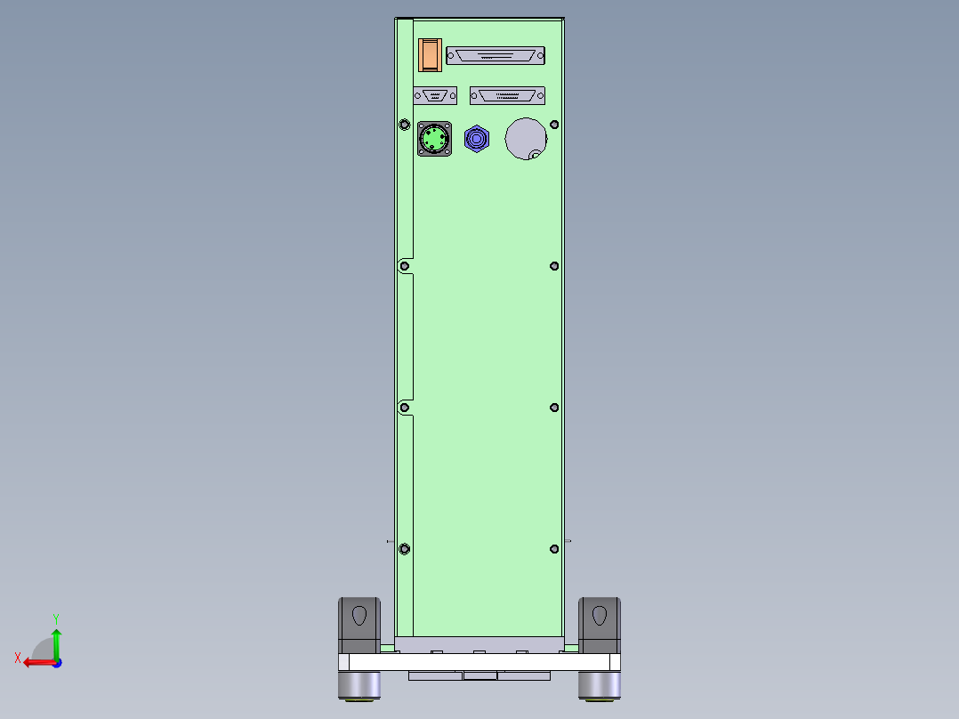 微型压合机（sw07+工程图+bom）后视图