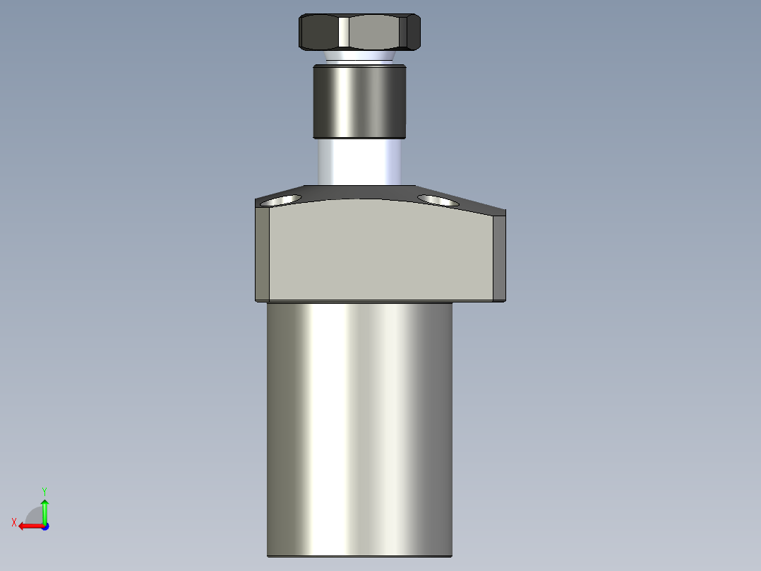 KOSMEKLHS0400-SR-Y45多系列多零件图纸模型后视图
