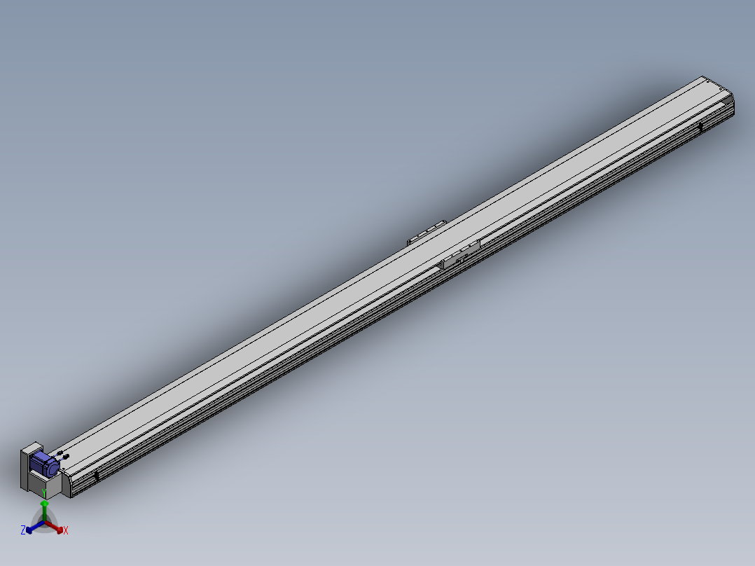 精密模组MT220-L150-3800-LU-M75-C4正等轴测图