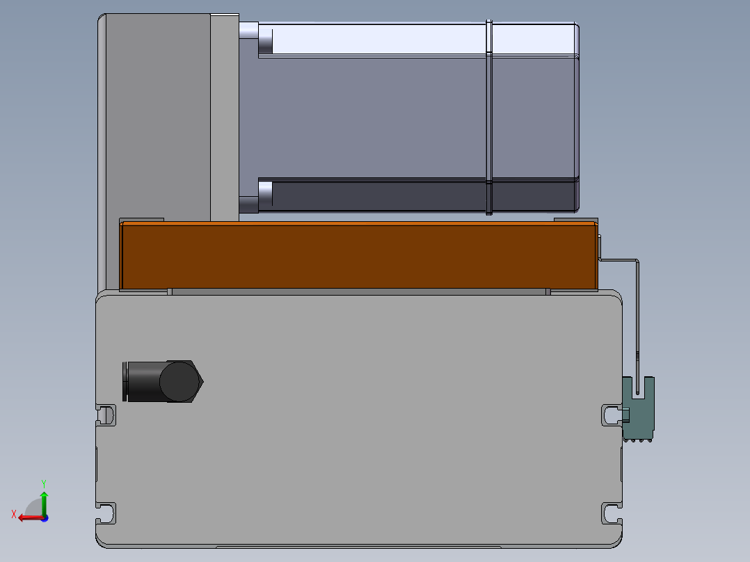 MCB同步带全封闭MCB22-RU-750W后视图