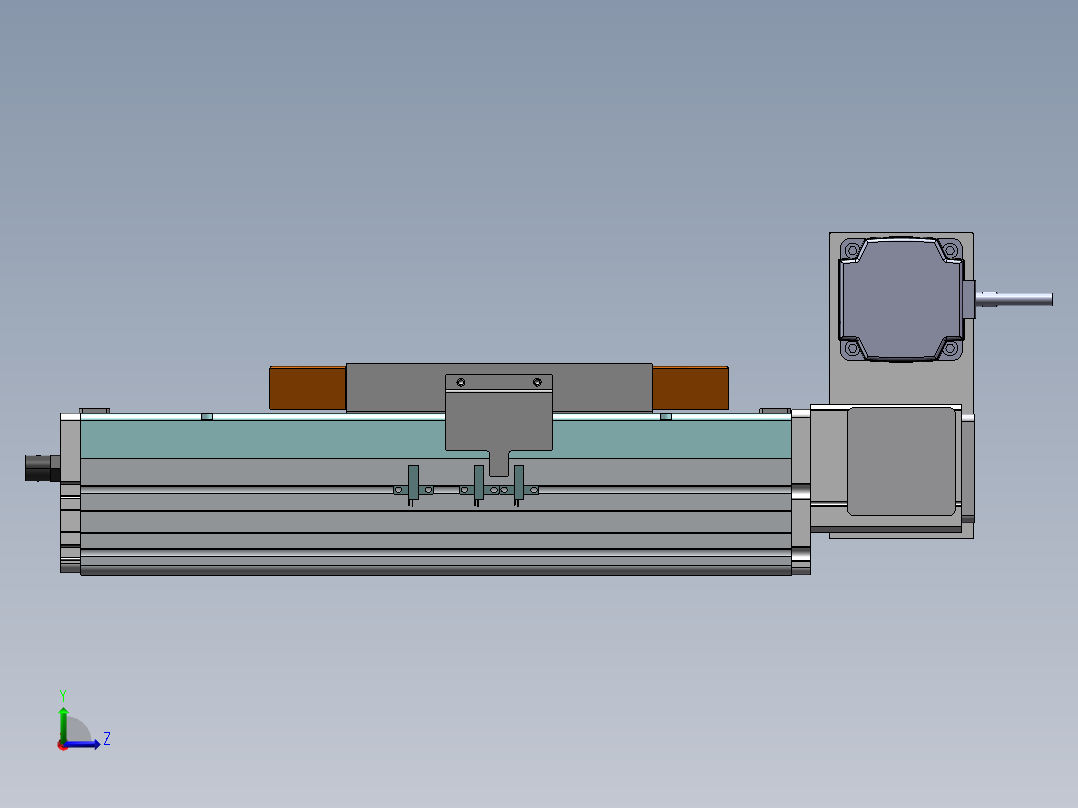 MCB同步带全封闭MCB22-RU-750W左视图