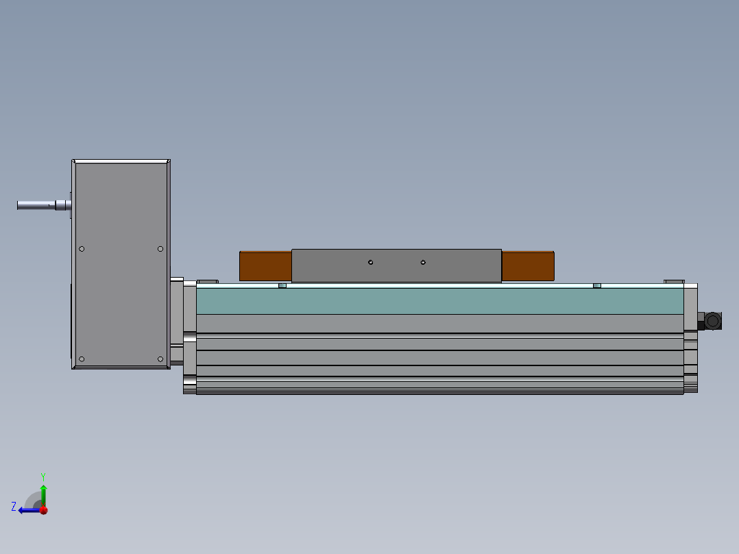 MCB同步带全封闭MCB22-RU-750W右视图