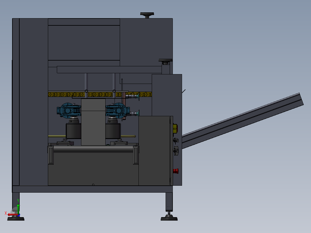 纸箱成型机后视图