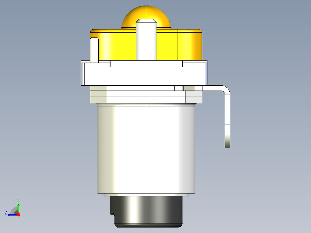 接触器KM-400右视图