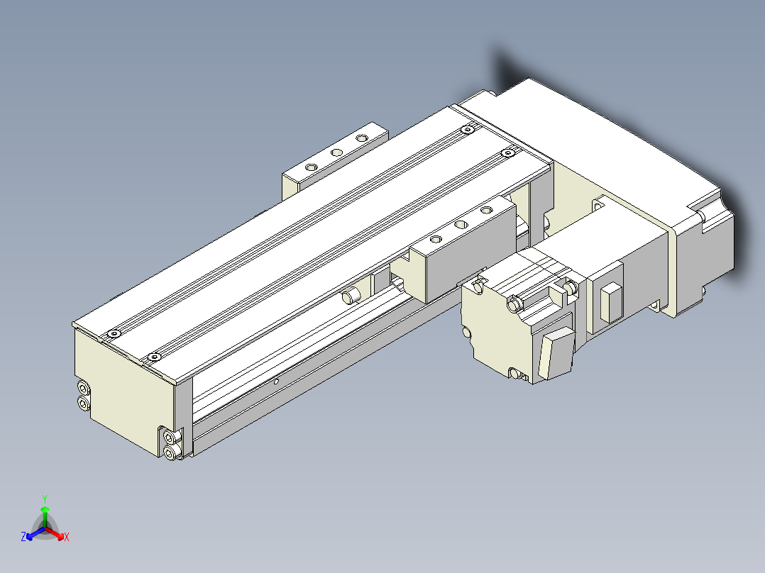 钢基模组-TPA-KNR-6005C-200A1-MR-H1S1正等轴测图