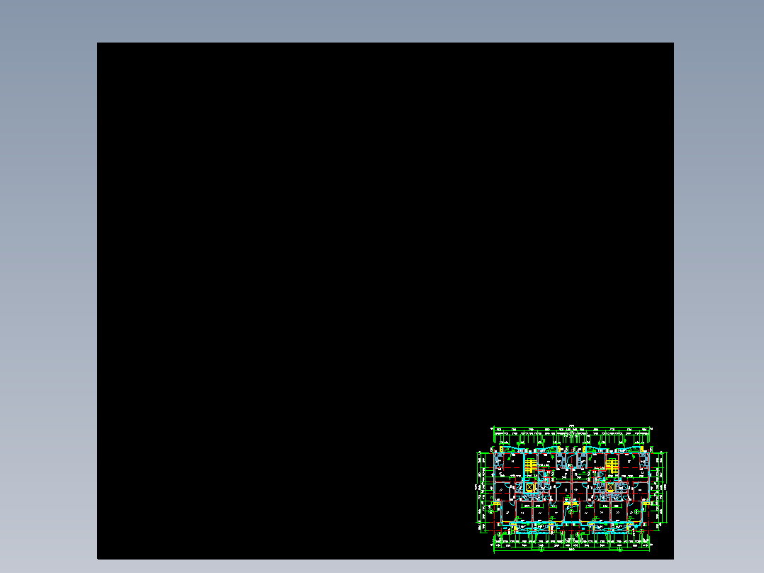 住宅电梯高层户型图