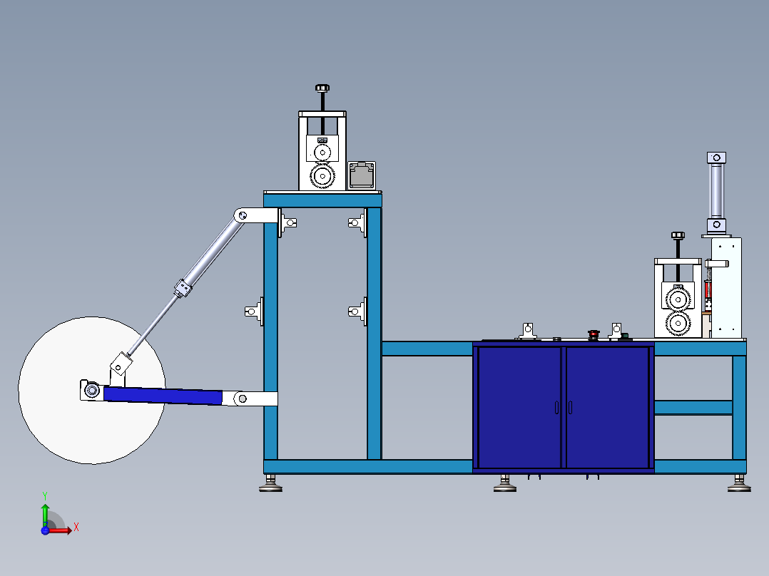 滚切机sw19可编辑前视图