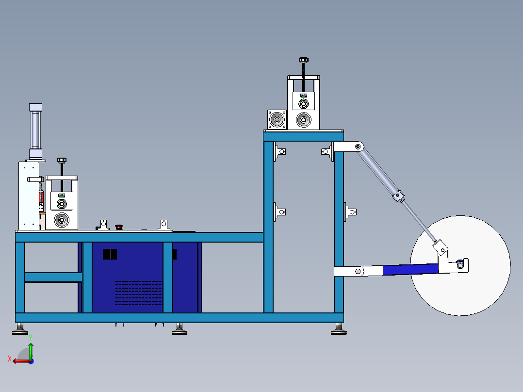 滚切机sw19可编辑后视图