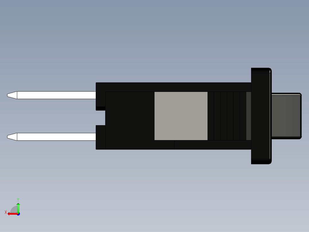 薄翘板开关后视图