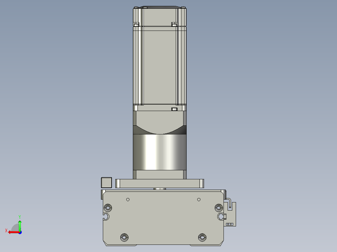东锦齿条传动DH136G-S2350-BU-减速机+P400W后视图