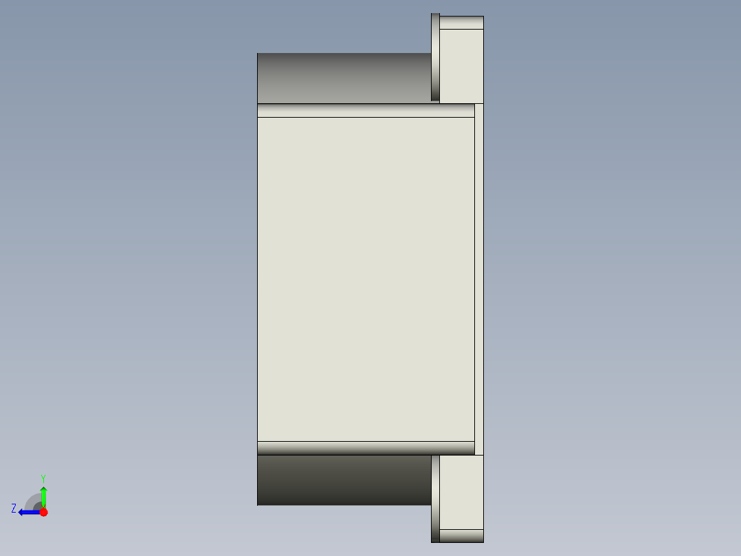 阀腔零件镗φ100H8孔夹具设计右视图