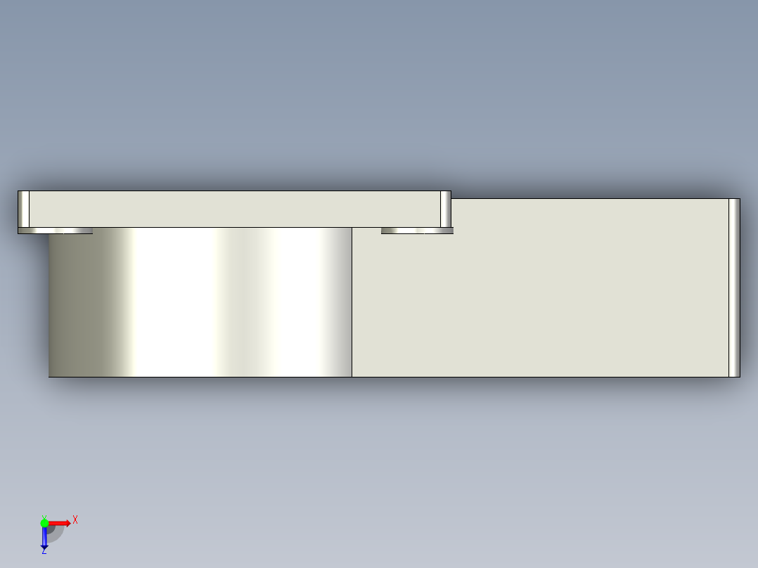 阀腔零件镗φ100H8孔夹具设计俯视图