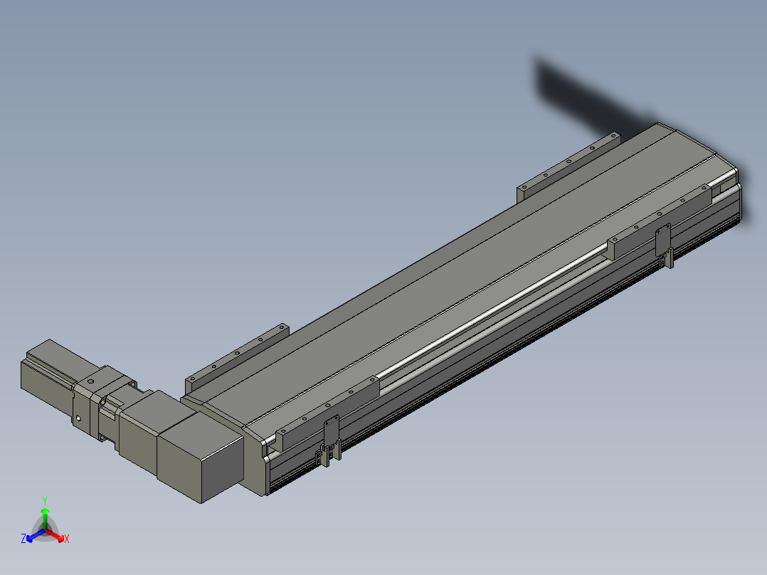 直线模组LHB21-L40-S750-R(B)设计图纸