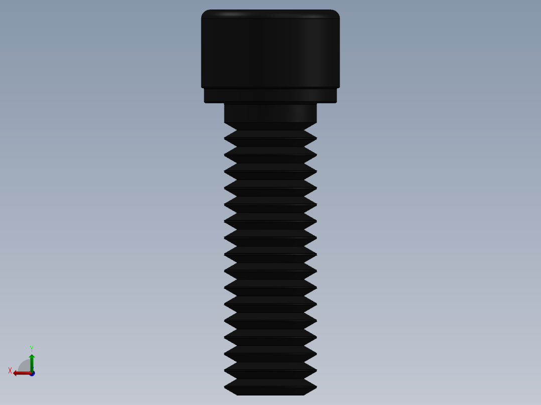 紧固件-0.3125 Socked Head后视图