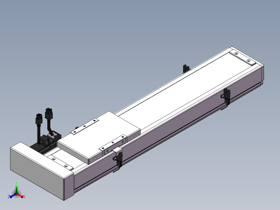 精密模组MC100-L05-350-BR-M10-C4正等轴测图