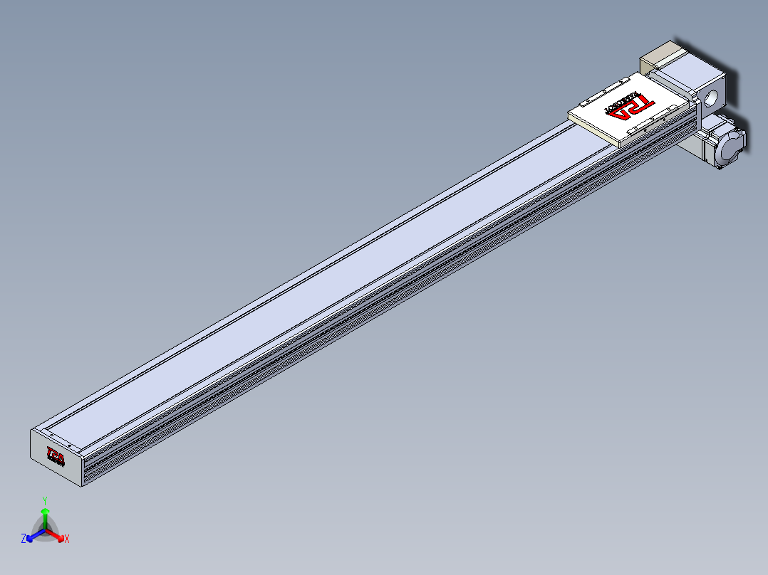 同步带全封闭直线模组TPA-HCB-110D-90-L1100-RP-Y-P40-N3