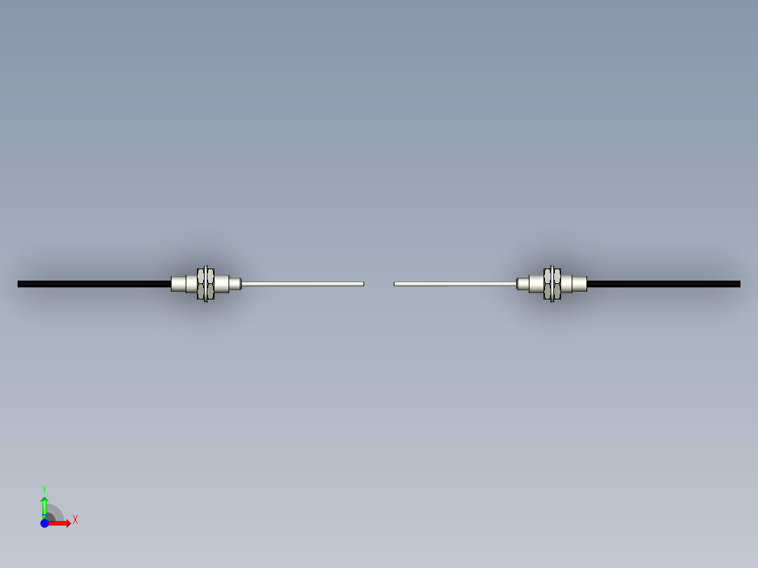 光纤元件对射型FT-D610-M前视图