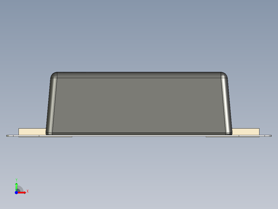 元器件3D封装sod12337前视图