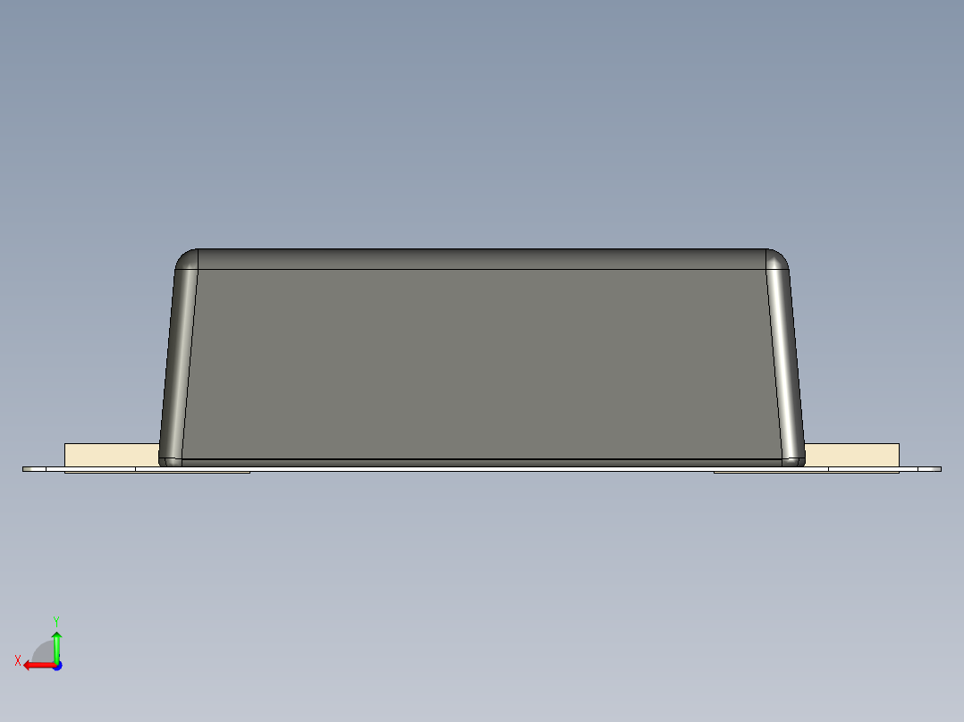 元器件3D封装sod12337后视图