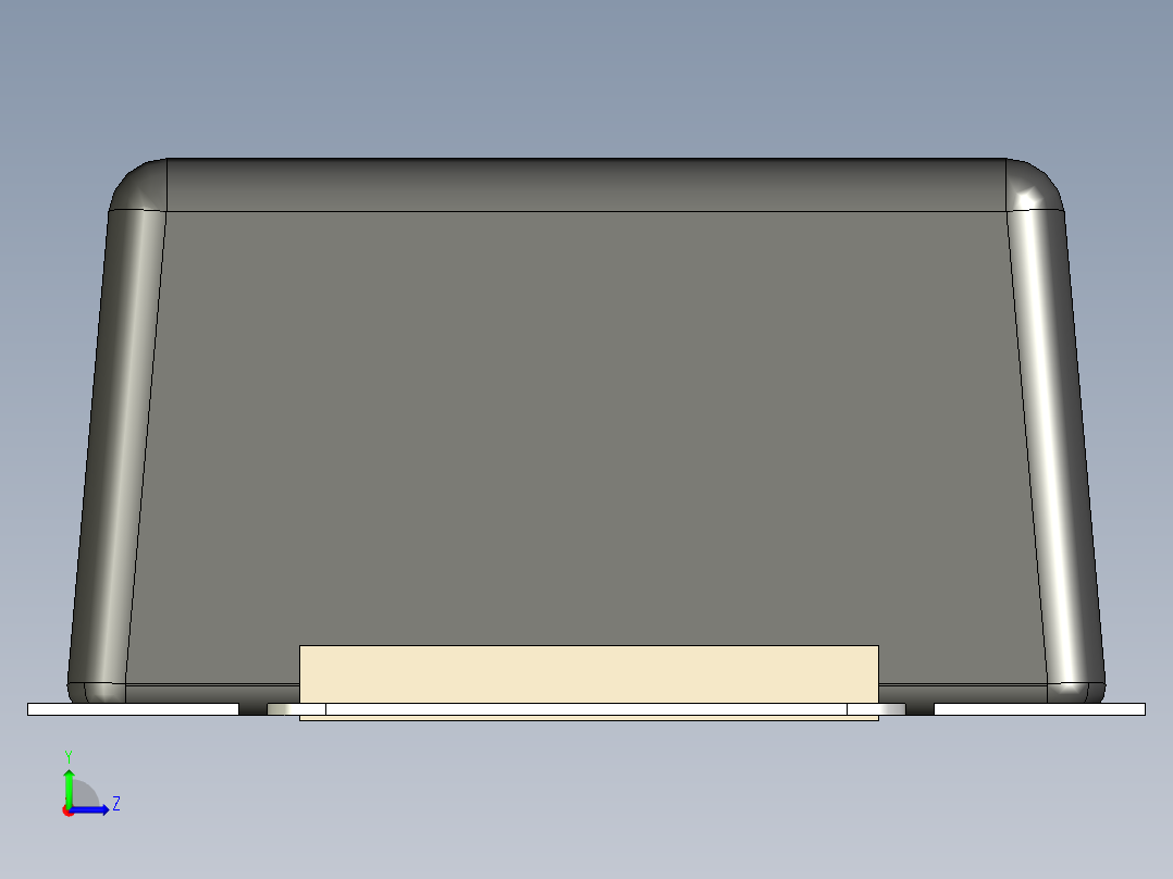 元器件3D封装sod12337左视图