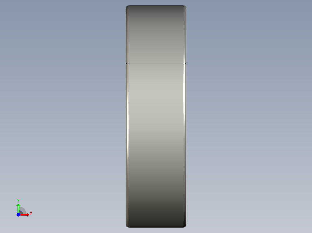 深沟球轴承61900前视图