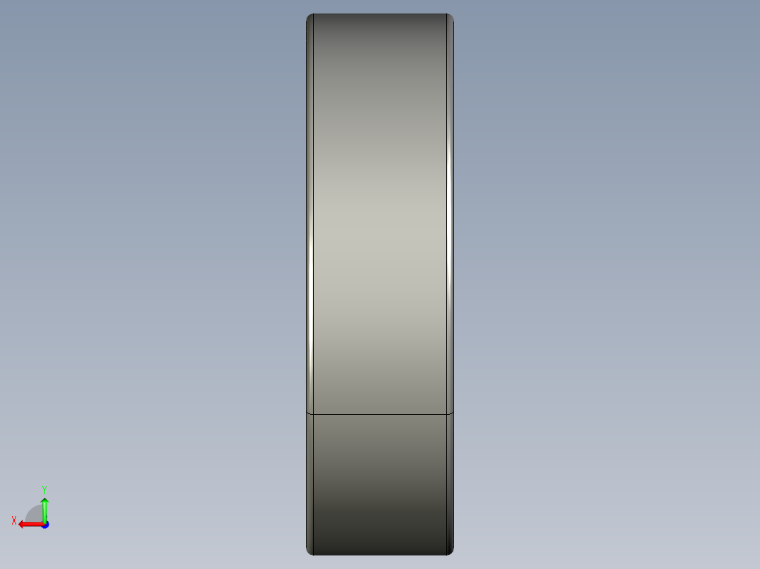 深沟球轴承61900后视图