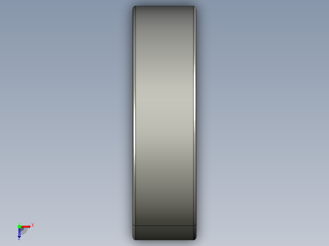 深沟球轴承61900俯视图