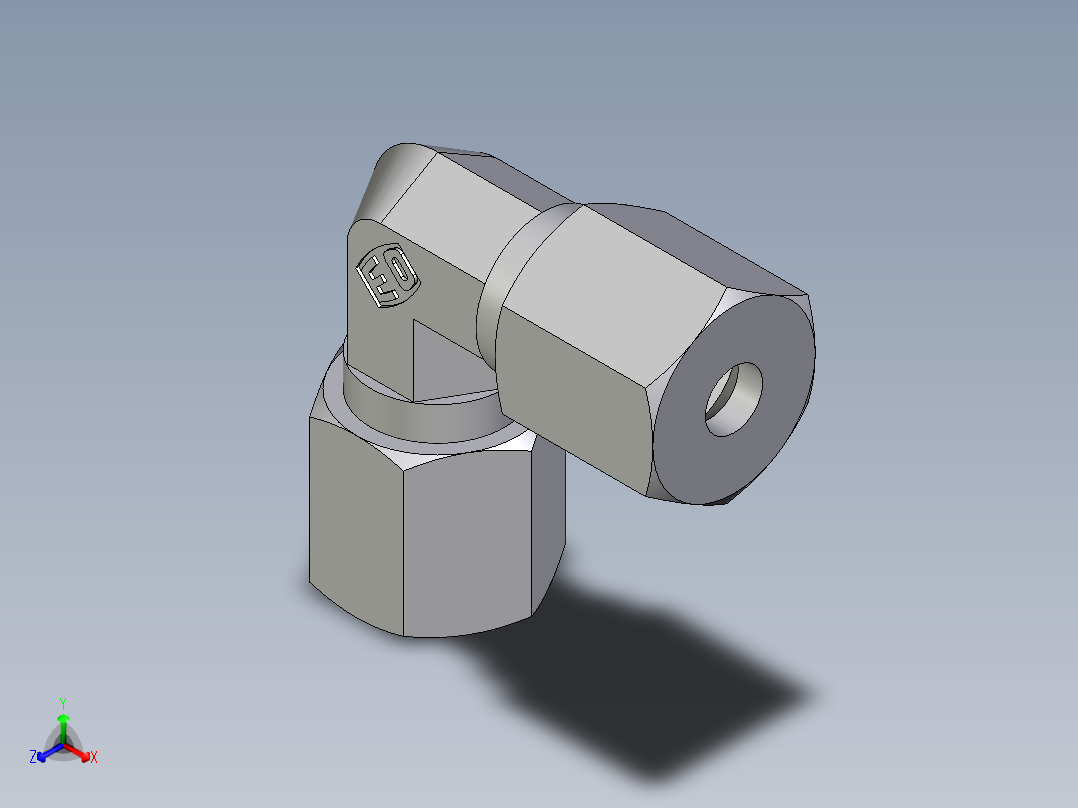卡套式工业通用硬管接头EO_Union_elbow_W06S71