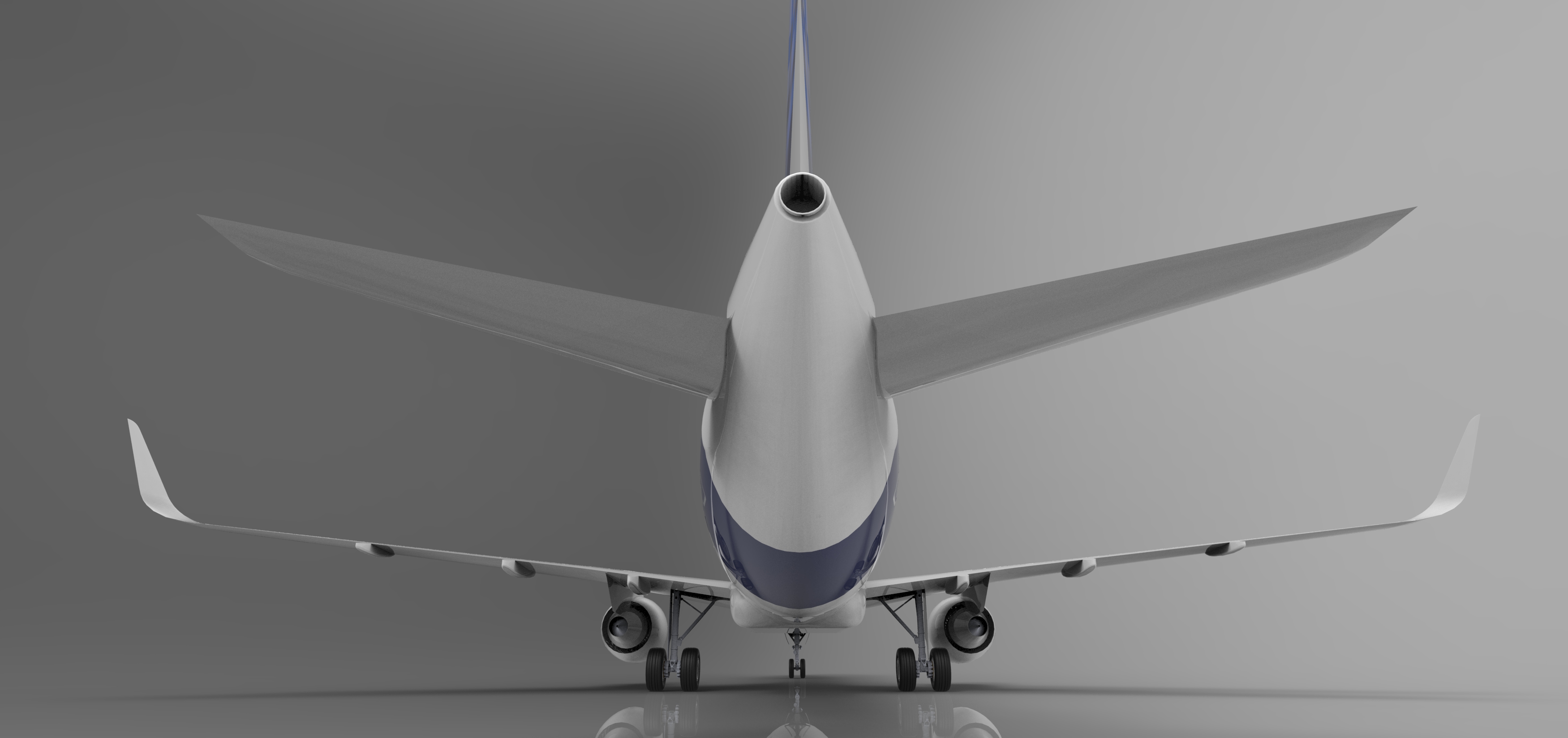 F 空客A320飞机 鲨鱼鳍翼尖小翼 起落架 3D建模 