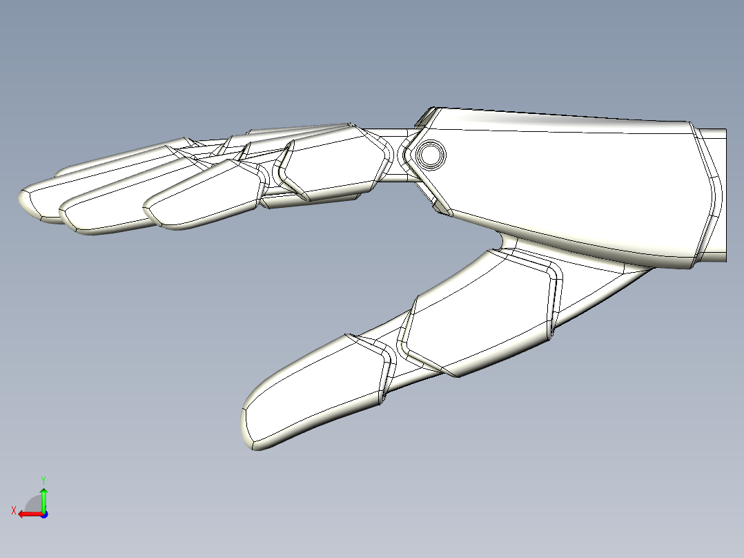 仿生机械手 (3)后视图
