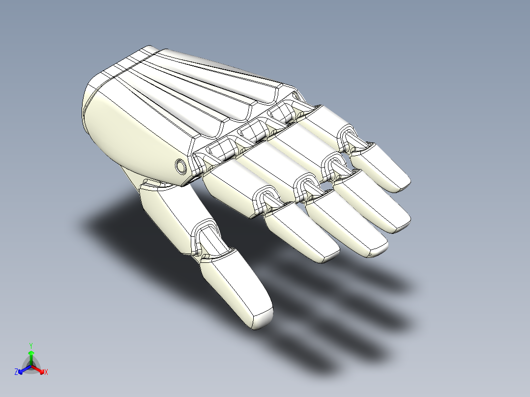 仿生机械手 (3)正等轴测图
