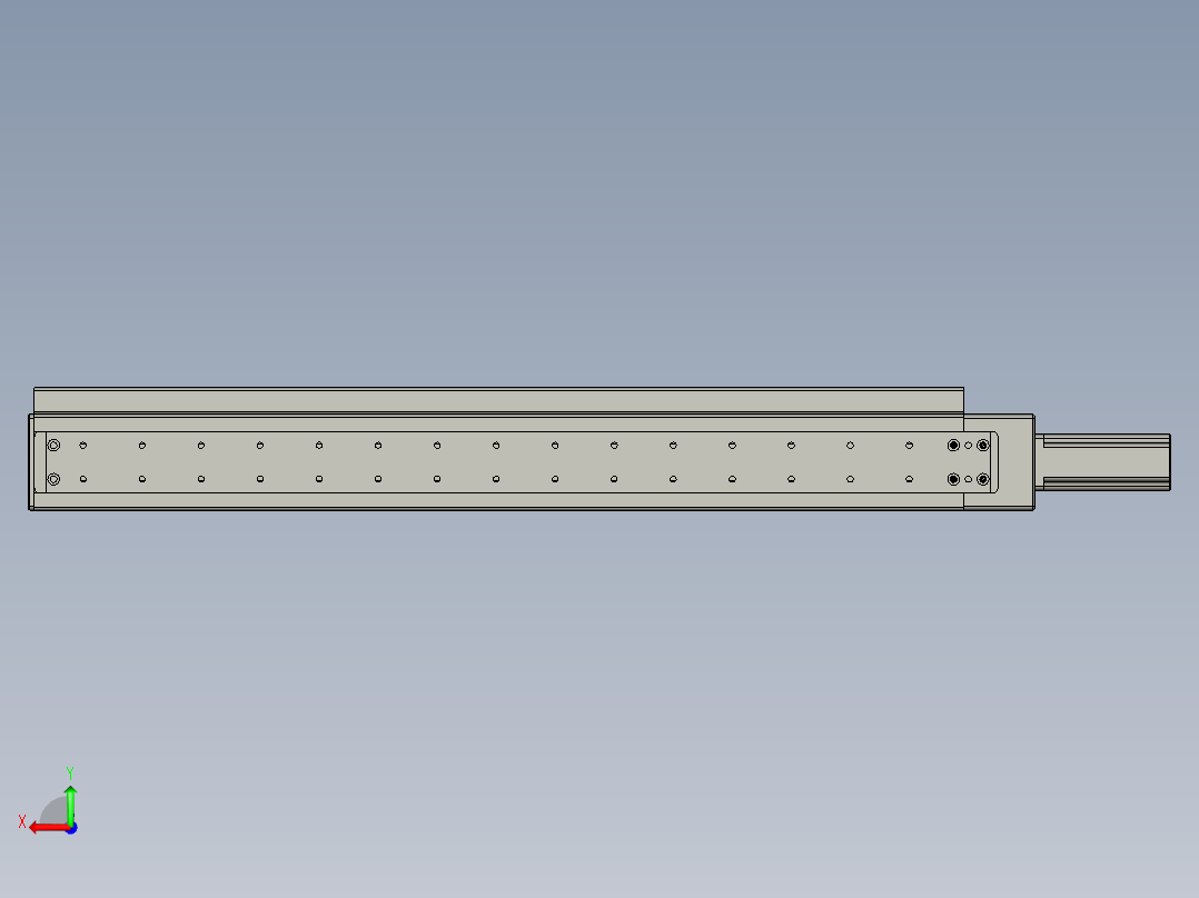 VF丝杆传动-一般环境VT6-L10-C-S480-BC-P10-C4后视图
