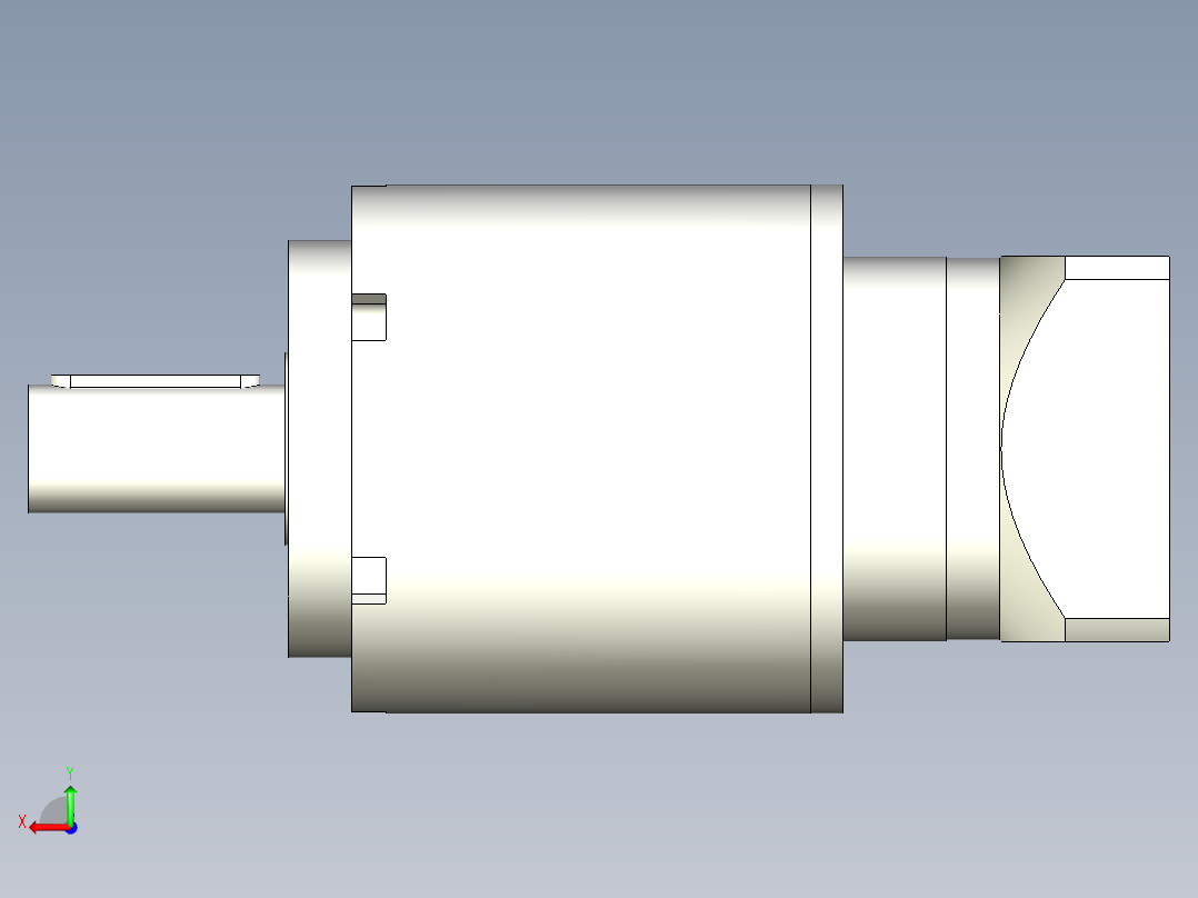 直齿PLE160-L3 22-110-145-M8.stp后视图