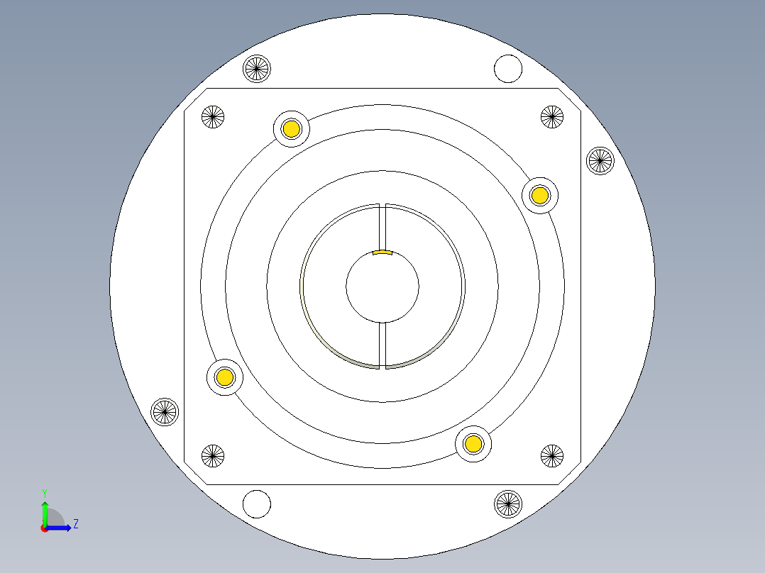 直齿PLE160-L3 22-110-145-M8.stp左视图