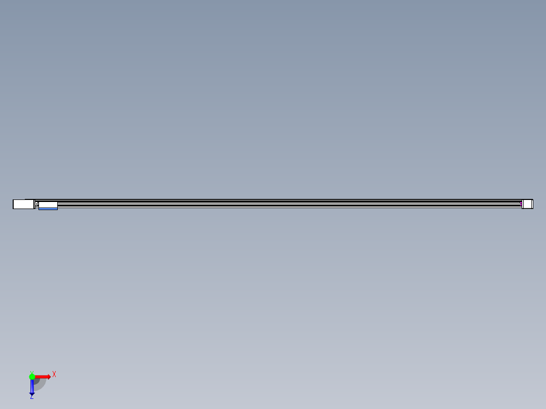 威洛博LB.GB同步带传动--欧规系列GB8-L96-S4350-BR-P75俯视图