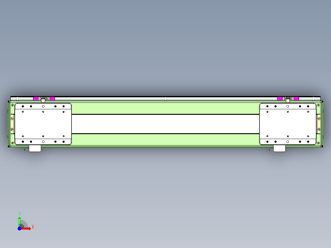 威洛博LC系列3d模型模组2LC17E2Y-S650前视图
