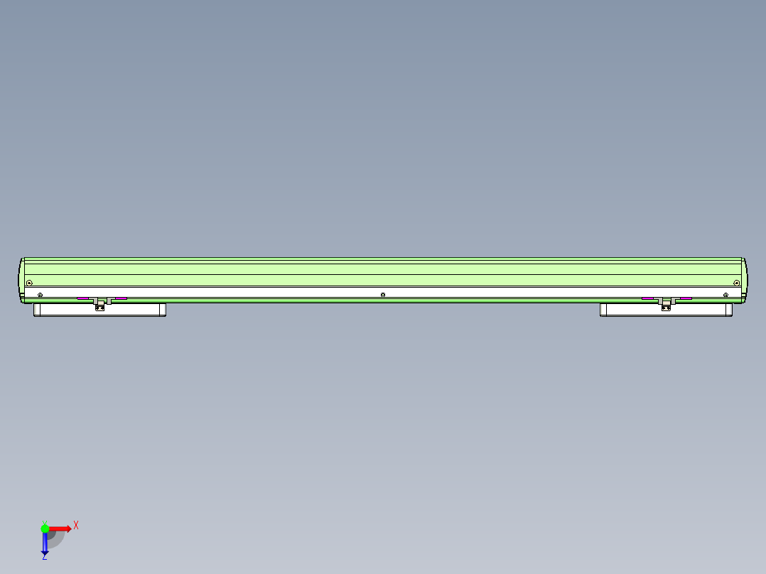 威洛博LC系列3d模型模组2LC17E2Y-S650俯视图